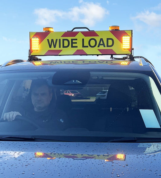 ADVISORY WARNING BOARD - ROOF MOUNTED