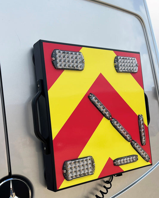 Hazard 24 LED Slimline Surface Mount Strobe Amber