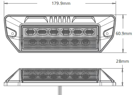 HAZARD SCENE LIGHT & WARNING STROBE LIGHT