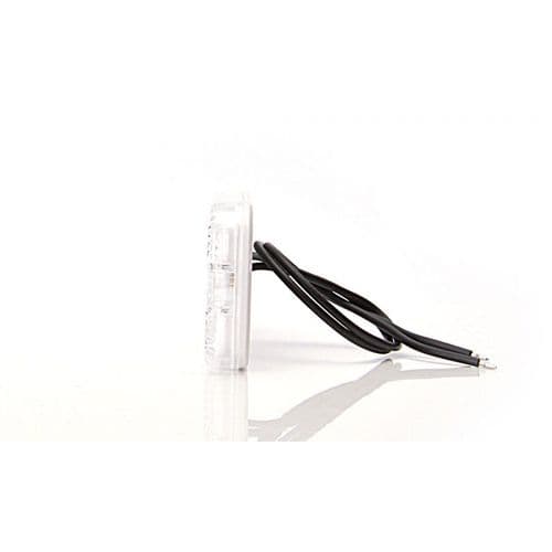 LED Front Marker & Reflector - White