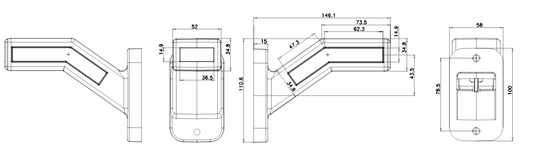 LED Marker Stalk Light - Right