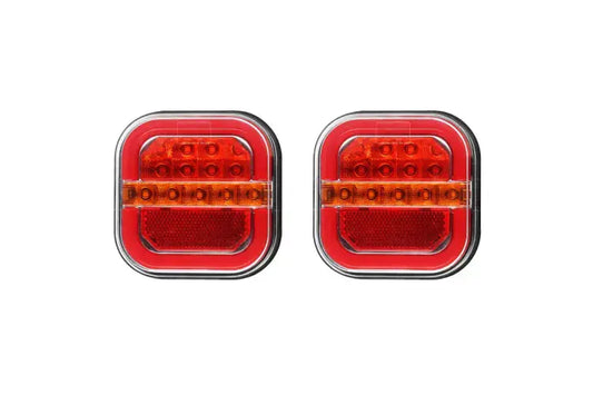 Rechargeable wireless and magnetic trailer light kit