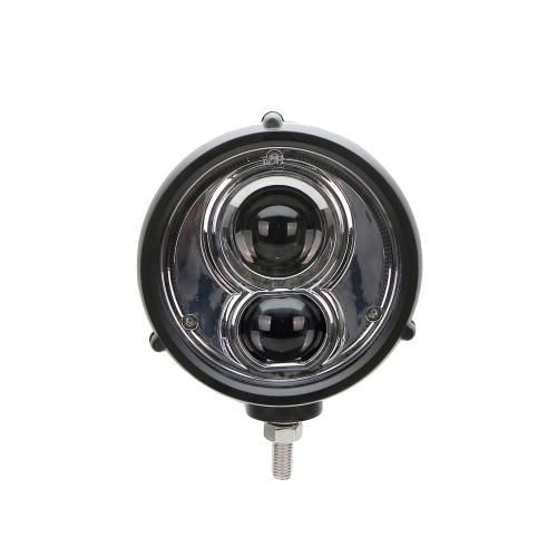 Round 90 Watt LED High Low Beam Headlight - Pair