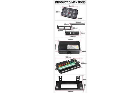 Switch Panel Control System - 8 Channel