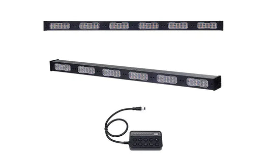 Traffic Advisory Bar - Smoked Lens - Amber LEDs - 36"