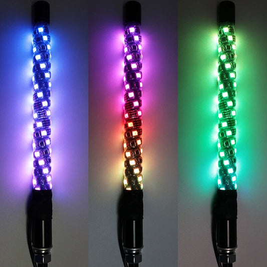 COB LED Marker Light Whip Pole 4ft – Pair