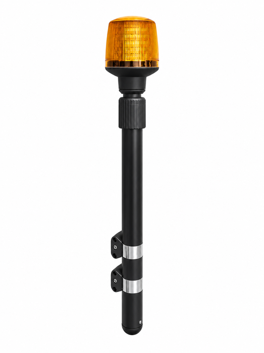 Hazard Beacon Adjustable High Pole
