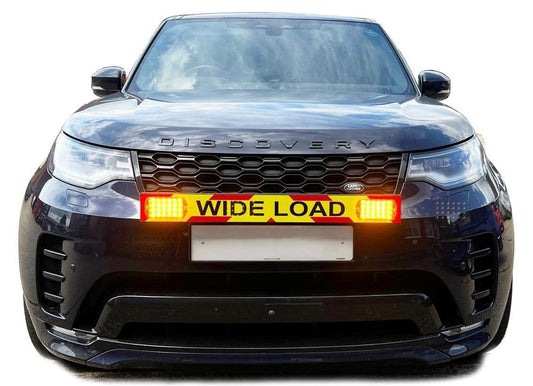 ADVISORY WARNING BOARD - NUMBER PLATE MOUNTED - SMALL