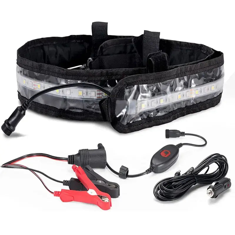 Awning 12V Dimmable LED Camping Light Flexible Strips Amber And White