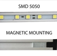 Awning 12V Dimmable LED Camping Light Rigid Strips Amber And White