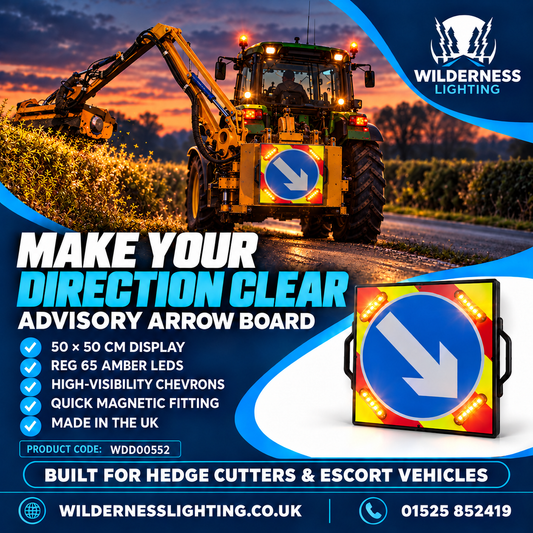 Advisory Arrow Board - Blue Arrow