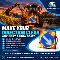 Advisory Arrow Board - Blue Arrow