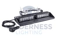 Dashboard Mounted - Low Profile - Amber - 12 head LEDs