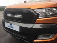FORD RANGER MESH GRILLE & CURVE LIGHT BAR - Pre 2020