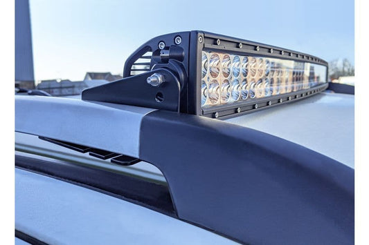 FORD RANGER WILD TRAK (2012 - 2019) LED LIGHT BAR ROOF RAIL MOUNTS