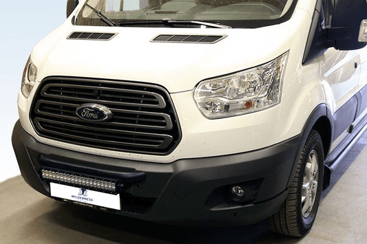 FORD TRANSIT (2014 - ) WILDERNESS LIGHTING BUMPER MOUNT & LED LIGHT BAR