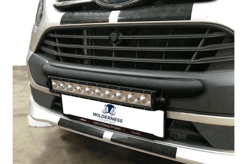 FORD TRANSIT CUSTOM (2013 - ) WILDERNESS LIGHTING BUMPER MOUNT & LED LIGHT BAR
