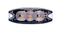 Hazard 3 LED Slimline Surface Mount Strobe  Amber