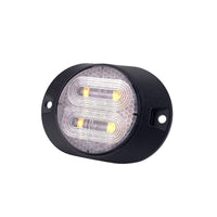 Hazard 4 Round LED Slimline Surface Mount Strobe  - Amber