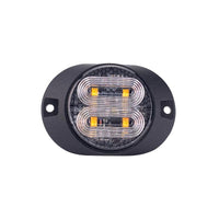 Hazard 4 Round LED Slimline Surface Mount Strobe  - Amber