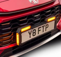 Hazard Number Plate Warning Light