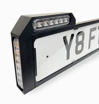 Hazard Number Plate Warning Light