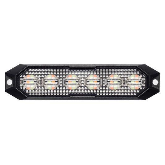 Hazard 6 Surface Mount Amber & White Strobe