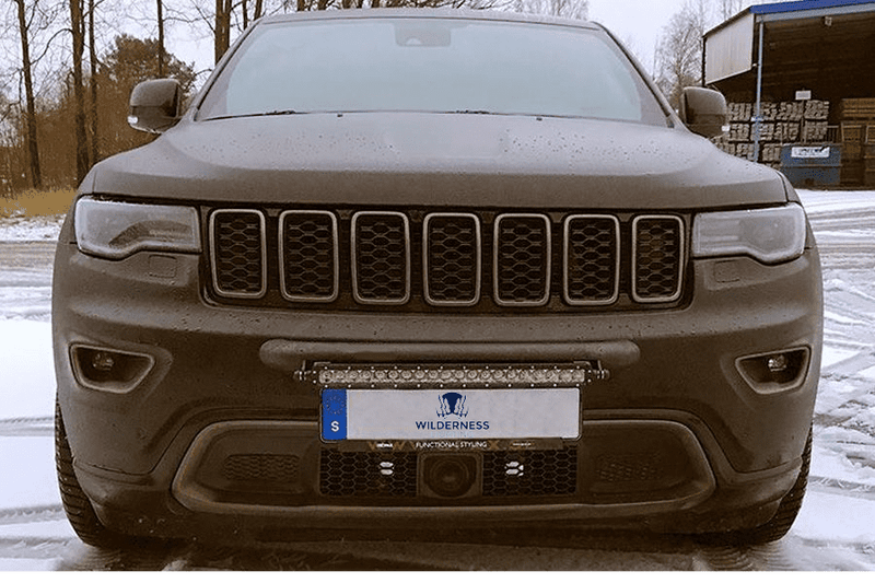 JEEP GRAND CHEROKEE (2014>) WILDERNESS LIGHTING BUMPER MOUNT & LED LIGHT BAR