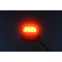 LED Square Tail Lights - Pair - 109mm x 107mm