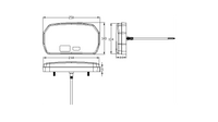 LED  Tail Lights - Pair - 250mm x 140mm