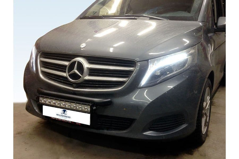 MERCEDES VITO/V KLASS (2015 -) WILDERNESS LIGHTING BUMPER MOUNT & LED LIGHT BAR