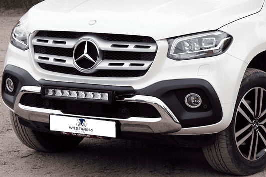 MERCEDES X-KLASS (2018 - ) WILDERNESS LIGHTING BUMPER MOUNT & LED LIGHT BAR