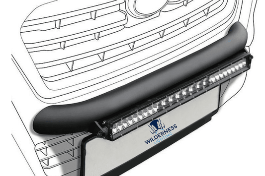 OPEL VIVARO (2015 - ) WILDERNESS LIGHTING BUMPER MOUNT & LED LIGHT BAR