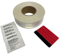 Premium ECE104 Reflective Conspicuity Tape for Vehicle Safety Compliance - 10 Year Warranty