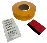 Premium ECE104 Reflective Conspicuity Tape for Vehicle Safety Compliance - 10 Year Warranty