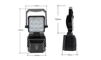 RECHARGEABLE INSPECTION  LIGHT WITH AMBER STROBES