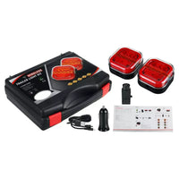 Rechargeable wireless and magnetic trailer light kit