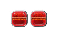 Rechargeable wireless and magnetic trailer light kit