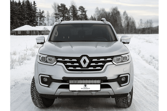 RENAULT ALASKA (2017-) - WILDERNESS LIGHTING BUMPER MOUNT & LED LIGHT BAR