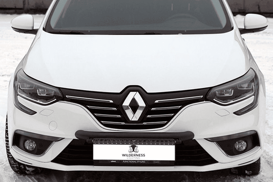 RENAULT MEGANE (2016 - ) - WILDERNESS LIGHTING BUMPER MOUNT & LED LIGHT BAR