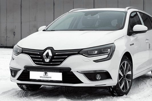 RENAULT MEGANE (2016 - ) - WILDERNESS LIGHTING BUMPER MOUNT & LED LIGHT BAR
