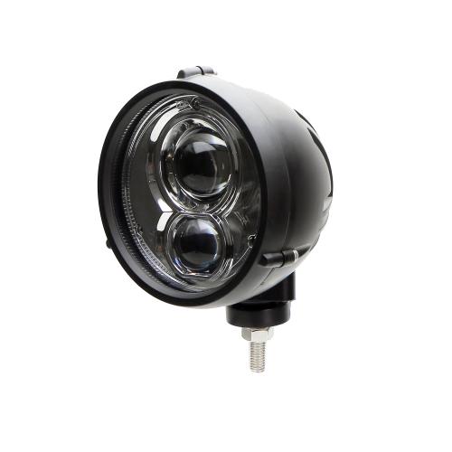 Round 90 Watt LED High Low Beam Headlight - Pair