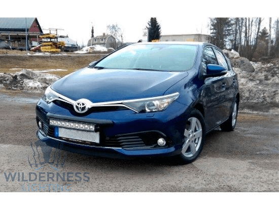TOYOTA AURIS (2016 - ) - WILDERNESS LIGHTING BUMPER MOUNT & LED LIGHT BAR