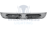 VW Amarok 10-16 Black Mesh Grille + 2 10in Solo Lights