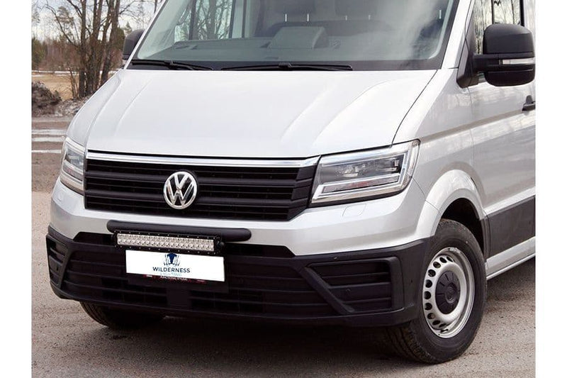 VW CRAFTER (2017 - ) - WILDERNESS LIGHTING BUMPER MOUNT & LED LIGHT BAR