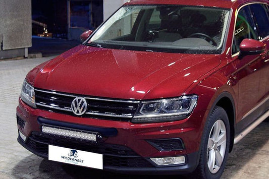 VW TIGUAN SPORT & STYLE (2016 - ) - WILDERNESS LIGHTING BUMPER MOUNT & LED LIGHT BAR