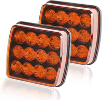 Wireless Magnetic R65 Warning Light Kit  Rechargeable  Amber LED